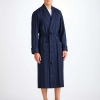 Derek Rose Men's Lightweight Cotton Dressing Gown