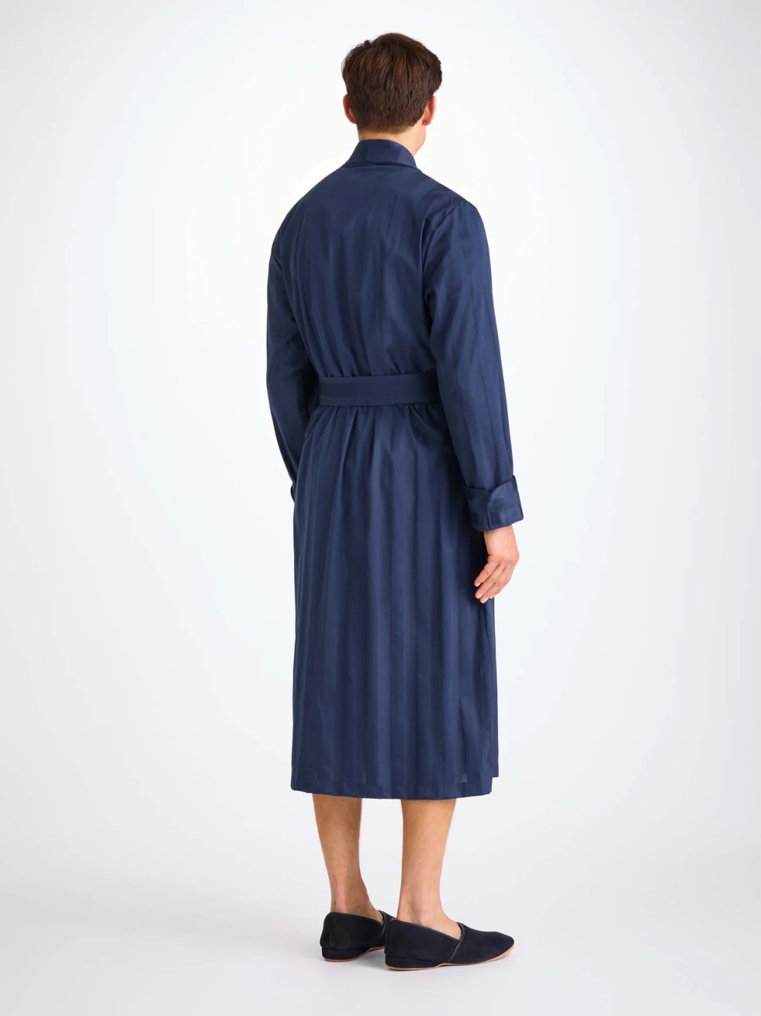 Derek Rose Men's Lightweight Cotton Dressing Gown
