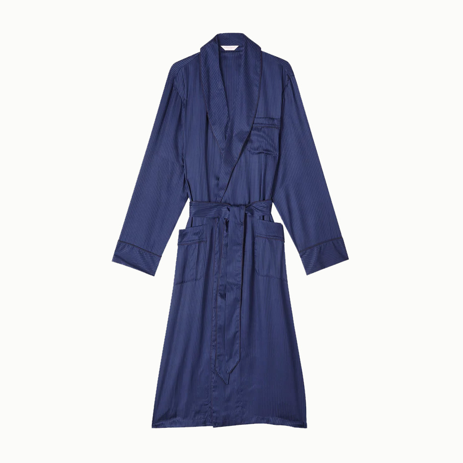 Derek Rose Men's Silk Dressing Gown