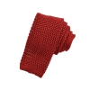 Dion Solid Plain Silk Knit Tie