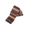 Dion Tri Color Bar Stripe Silk Knit Tie