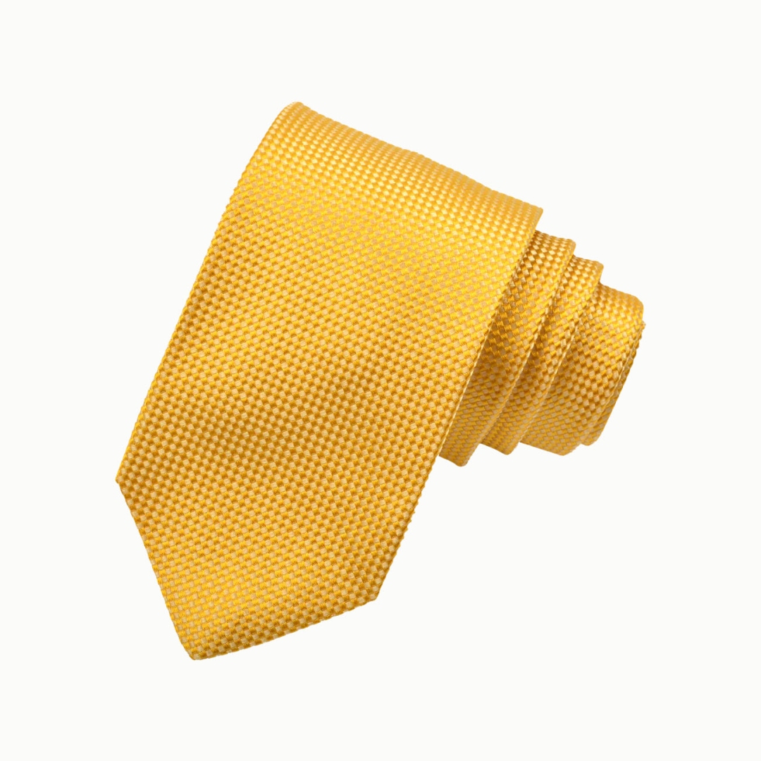 Dion Oxford Woven Jacquard Basketweave Silk Tie