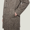 Jack Victor Wool/Alpaca/Cashmere Blend Herringbone Coat