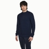 Jack Victor Merino Wool Melange Quarter Zip Sweater