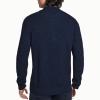 Jack Victor Merino Wool Melange Quarter Zip Sweater