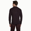 Jack Victor Merino Wool Melange Quarter Zip Sweater