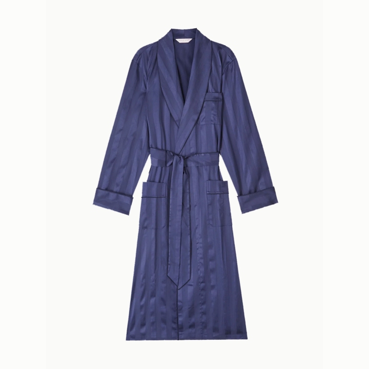 Derek Rose Men's Lightweight Cotton Dressing Gown