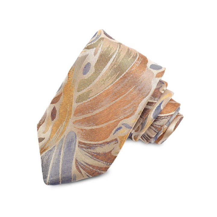 Dion Abstract Petals Silk Tie