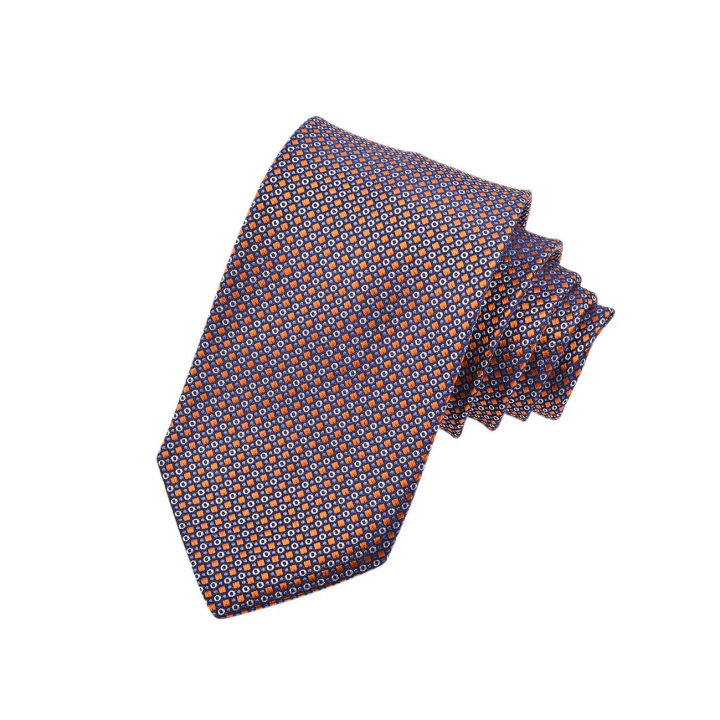 Dion Micro Dot Square Silk Tie