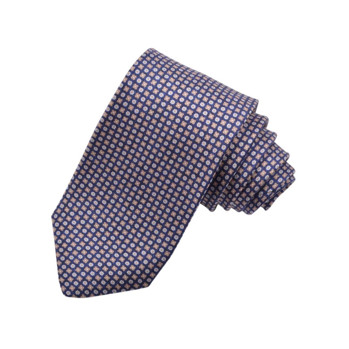 Dion Micro Medallion Silk Tie