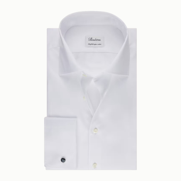 Stenstroms French Cuff Cotton Twill Dress Shirt