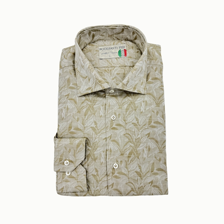 Poggianti Botanical Cotton Shirt