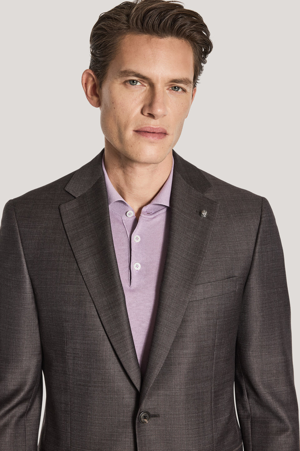 Jack Victor Brown Wool Suit