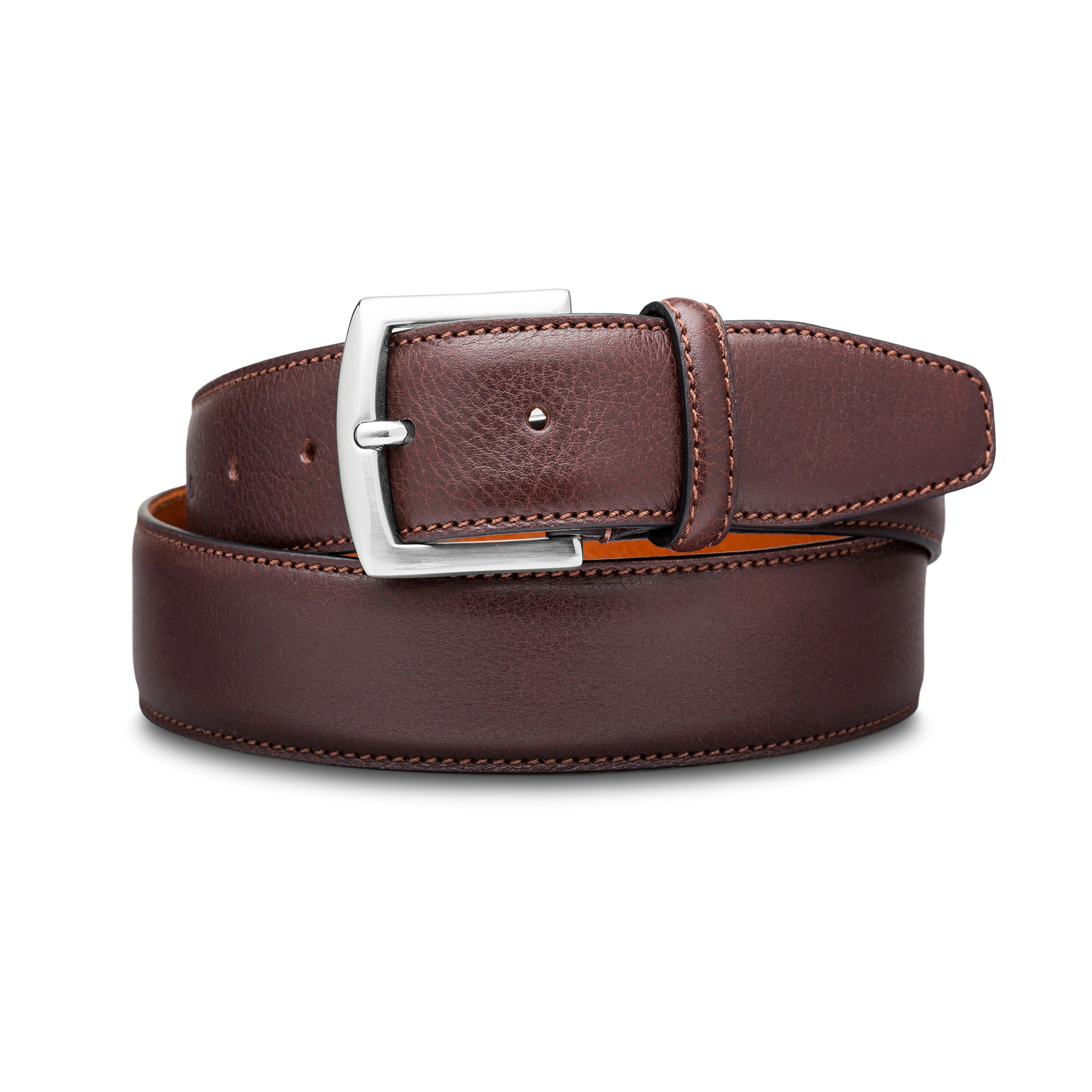 Bosca Castelo Tumbled Leather Belt