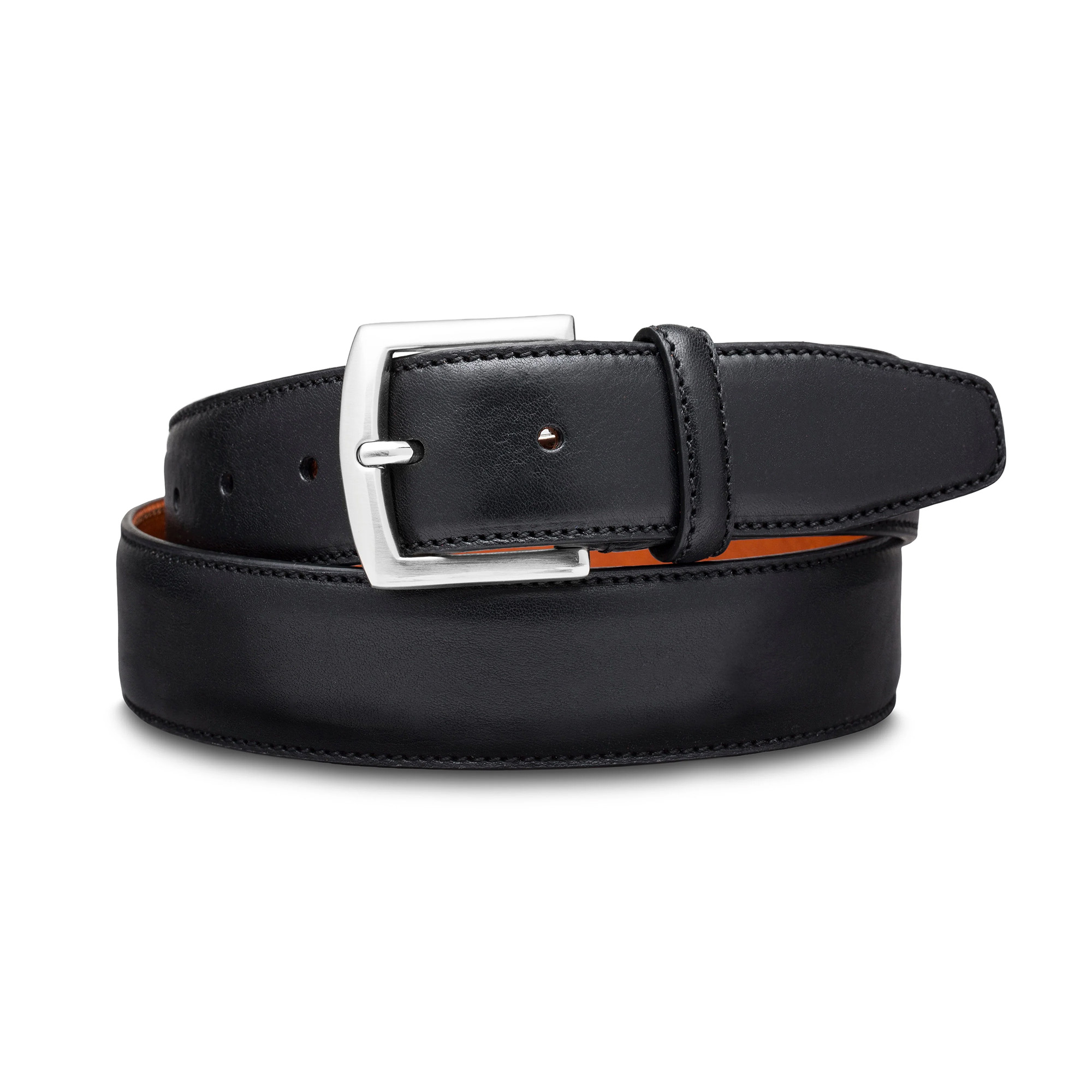 Bosca Castelo Tumbled Leather Belt