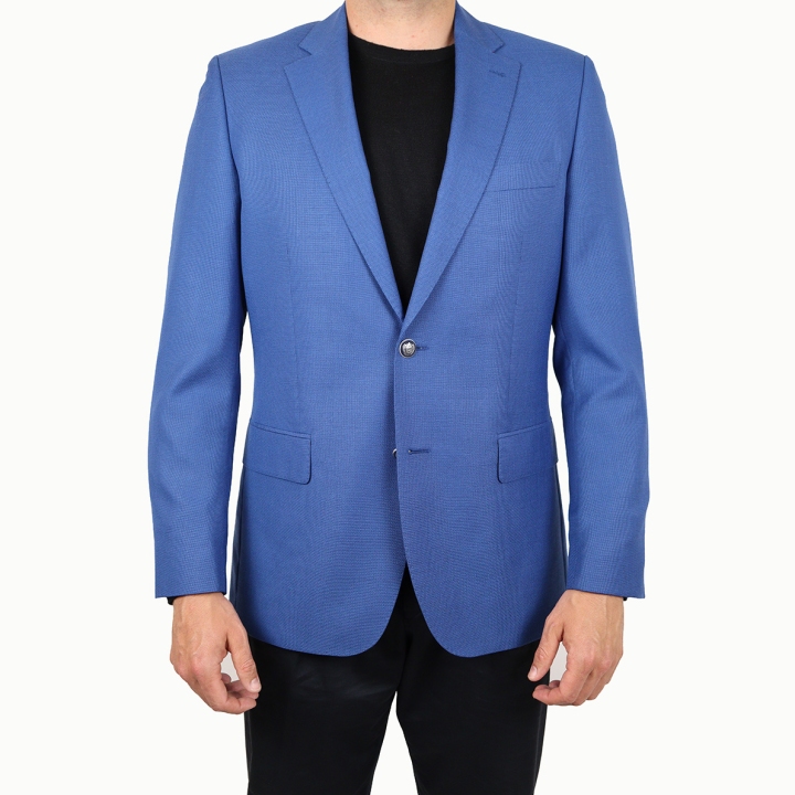Mirto Royal Blue Wool Sports Jacket