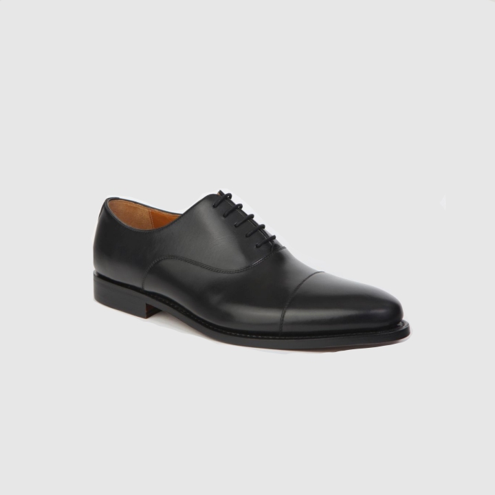 Prime Shoes Goodyear Welted Oxford Black Dress Shoes
